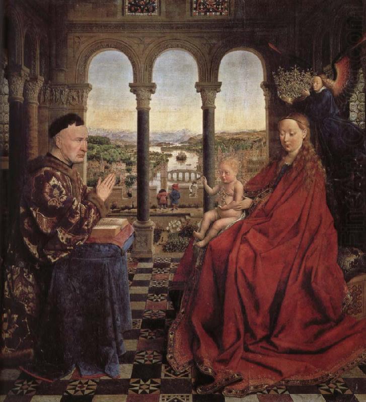 Jan Van Eyck Roland s Madonna china oil painting image